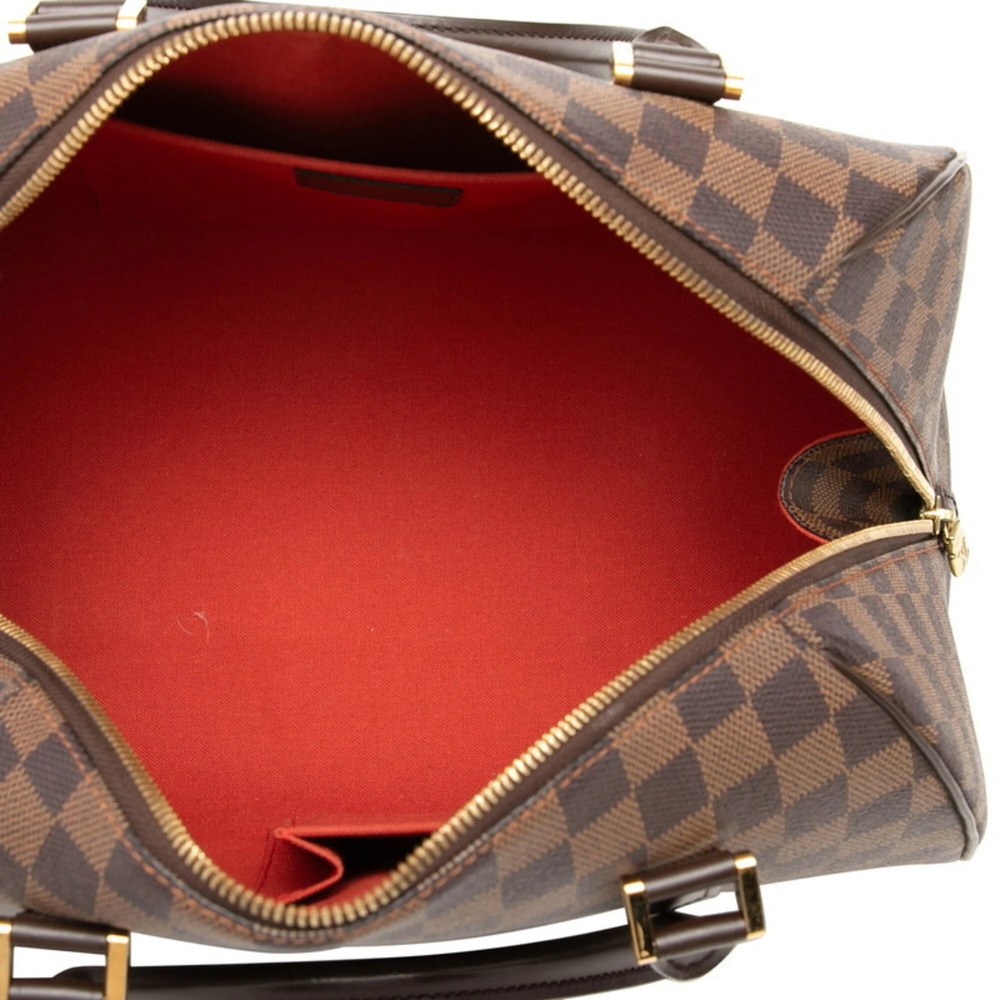 LOUIS VUITTON Brown Damier Leather Boston Bag - Picture 4 of 6